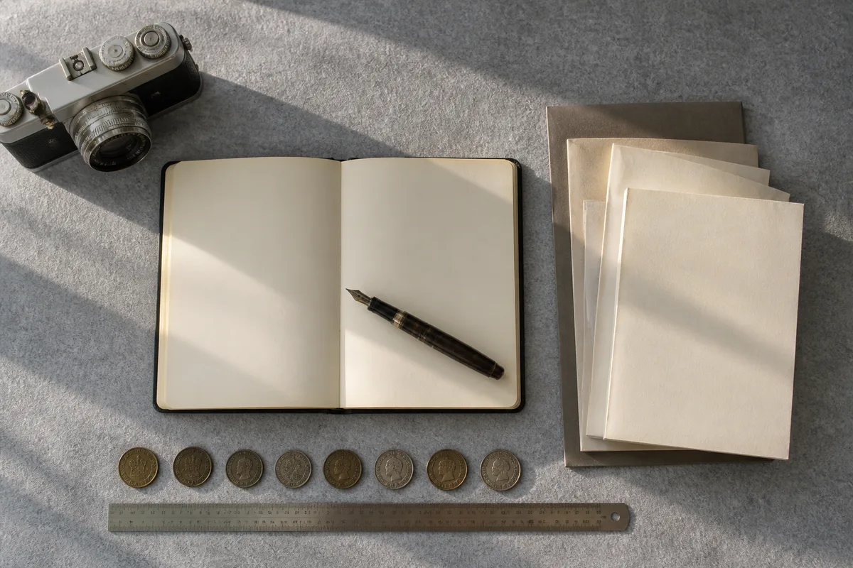 Mains gantées de coton blanc reposant une montre mécanique ancienne dans un écrin de velours bordeaux