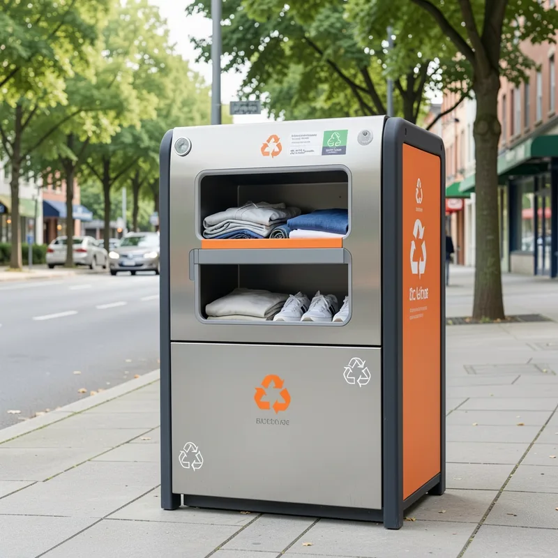 Borne de collecte vêtement : où déposer vos textiles en 2026 ?