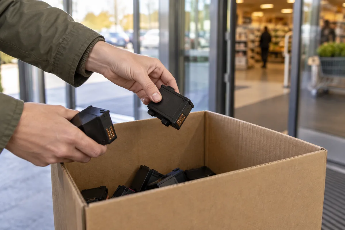 Point de collecte cartouches d'encre : où les déposer