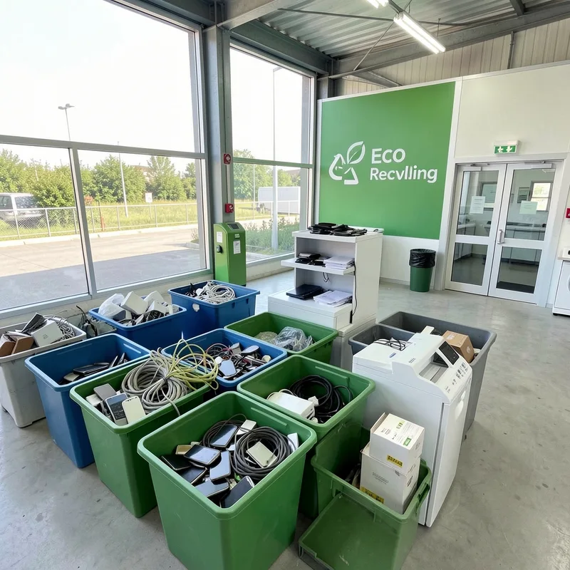 Point de collecte déchets électroniques : où déposer